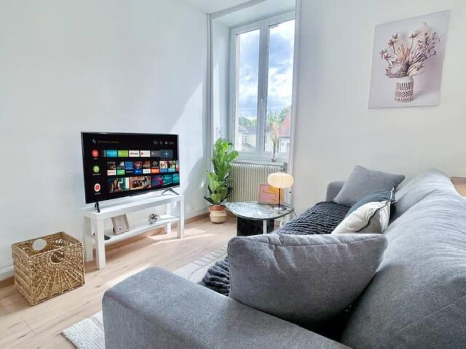 1 Appartement 3P Ideal Famille Travail Renove Lumineux Parking Gratuit Mulhouse Eksteriør bilde