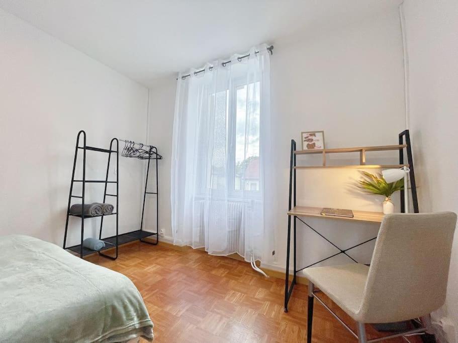 1 Appartement 3P Ideal Famille Travail Renove Lumineux Parking Gratuit Mulhouse Eksteriør bilde